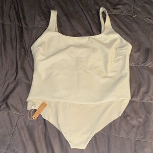 SKIMS LEATHER ONE PIECE BODYSUIT